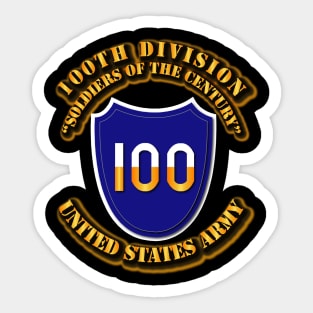 100th Division Sticker